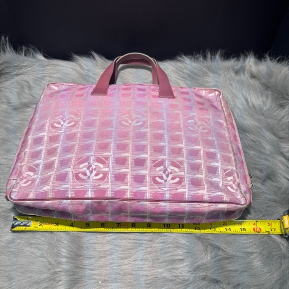 Chanel Travel Line Pink Tote Bag - Picture 8 of 10